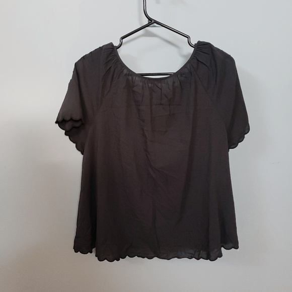 Black Flowy Blouse - Picture 7 of 7